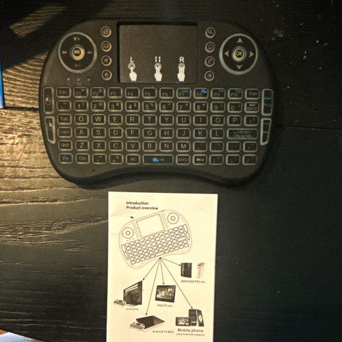 Mini wireless keyboard - rf, w/